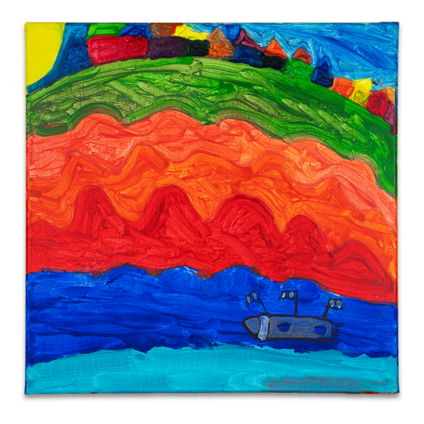 Landschap met boot