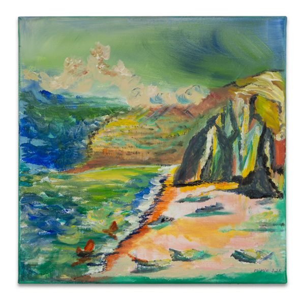 Plage et falaise d'Amont