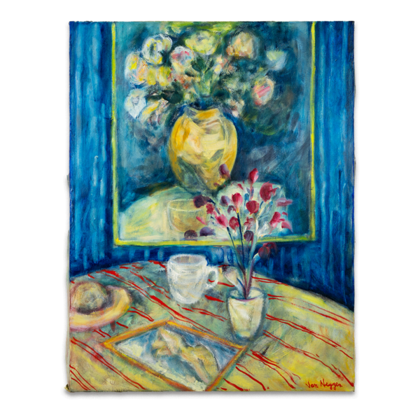 Stilleven met naaktportret